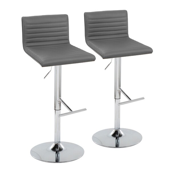 Carson Carrington Tyra Adjustable Bar Stool (Set of 2)