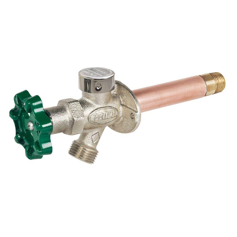 Prier Products 12 in. x 8 in. Brass MPT x SWT Heavy Duty Frost Free Anti-Siphon Outdoor Faucet Hydrant C-144D08