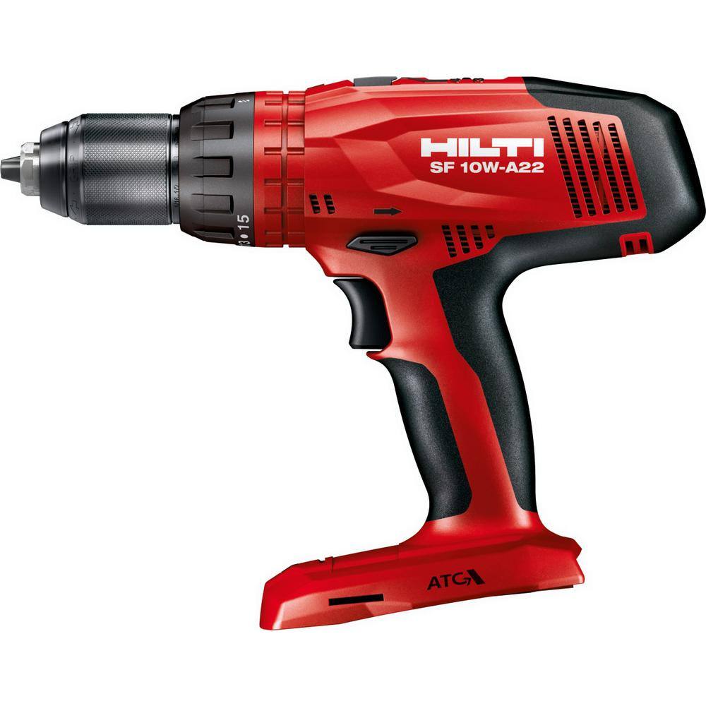 Hilti 22-Volt Lithium-Ion 12 in. Cordless High Torque Drill Driver SF 10W ATC Tool Body 2109829