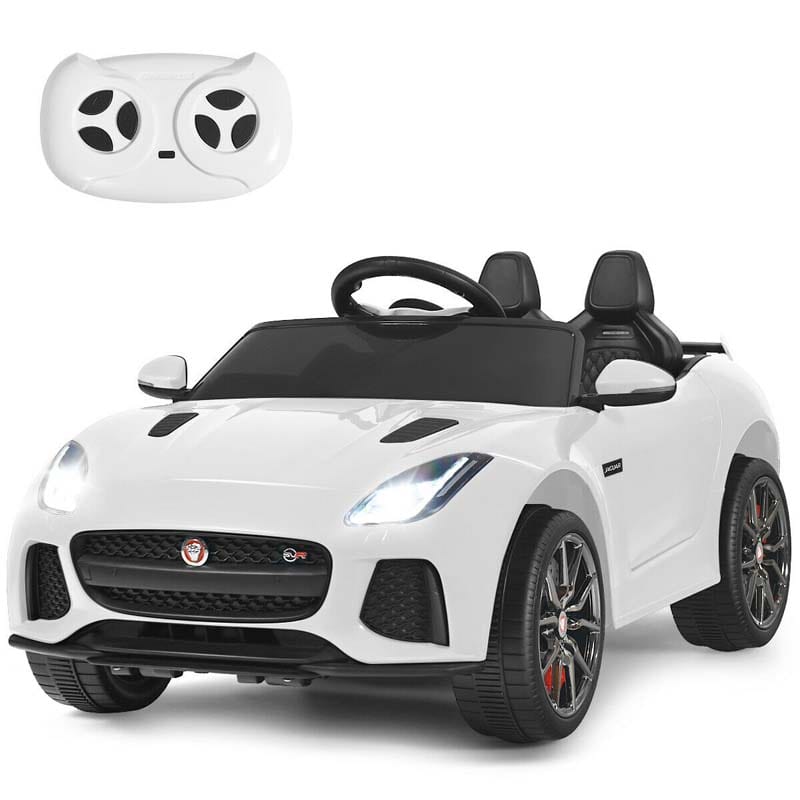 12V Jaguar F-Type SVR Licensed Kids Ride On Car, Battery Powered Riding Toy Car with Remote Control