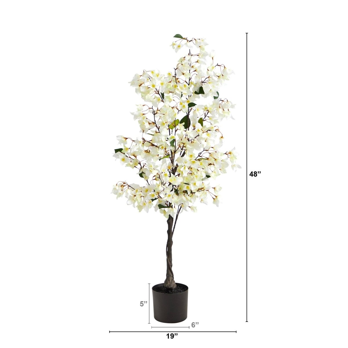 4’ Bougainvillea Artificial Tree | Vibrant & Lifelike Floral Décor