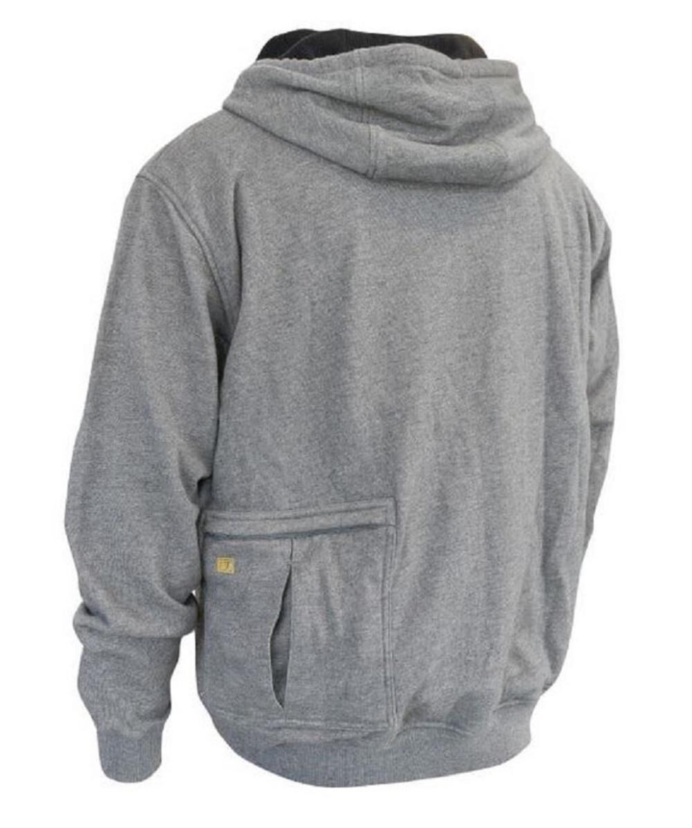 DEWALT Heavy Duty Hoodie French Terry Heather Gray Small DCHJ080B-S from DEWALT