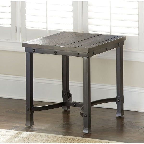 Austin Industrial-style Wood End Table by Greyson Living