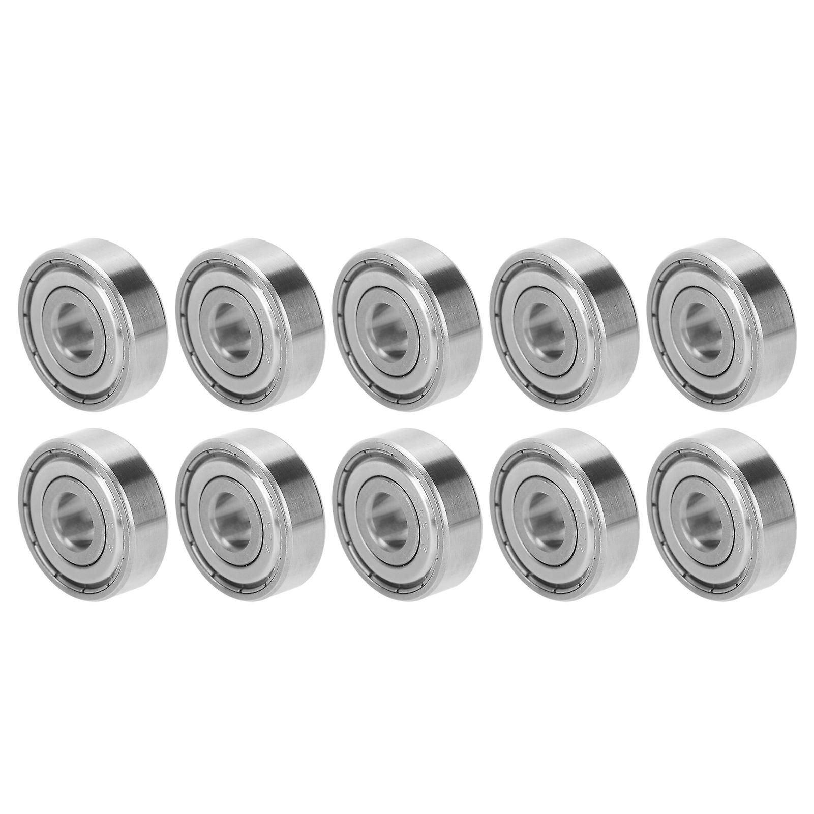 10pcs Ball Bearings Stainless Steel High Rotating Speed Roller Skating Accessories S627z