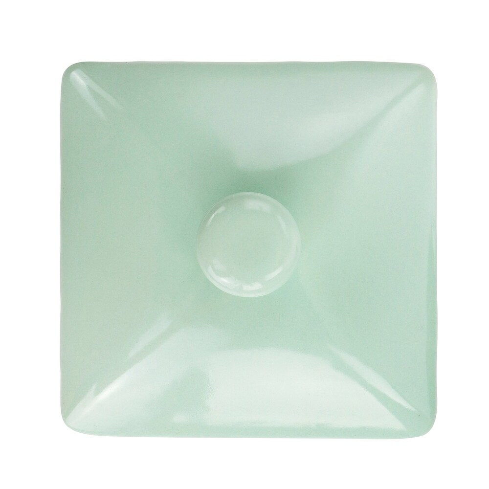 Martha Stewart Mini Stoneware Casserole with Lid in Mint