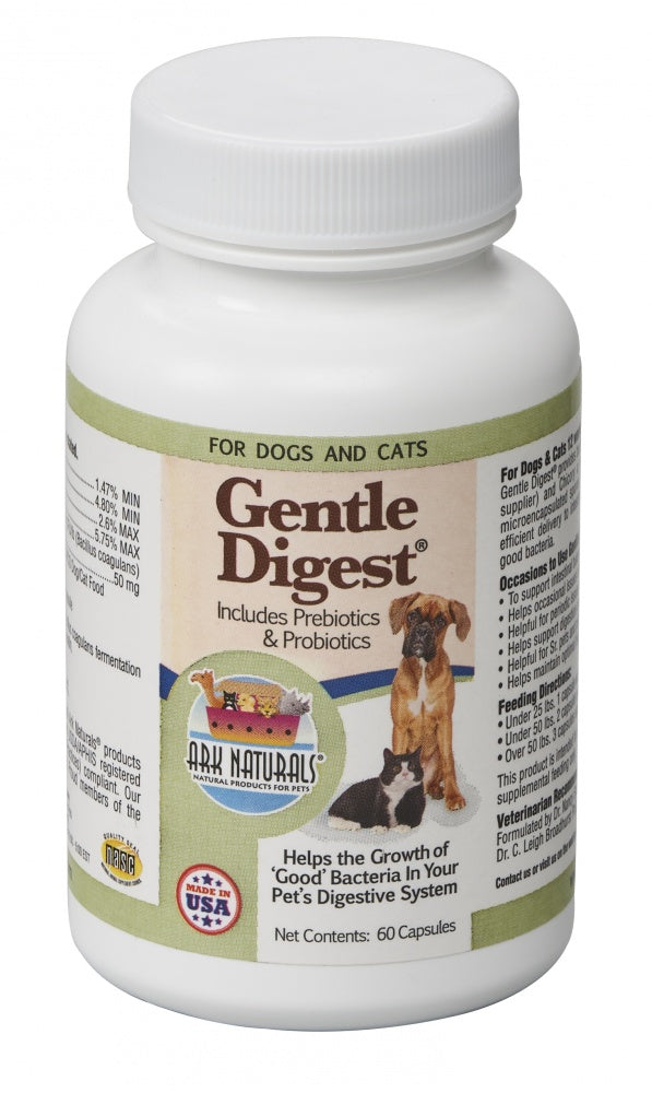 Ark Naturals Gentle Digest Supplements For Dogs  Cats