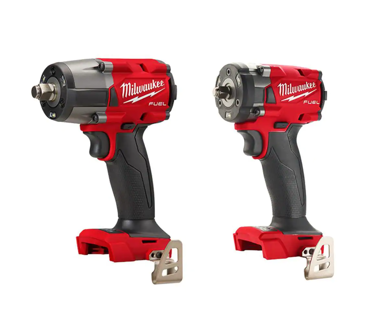 Milwaukee 2962-20-2854-20 M18 FUEL Gen-2 18V Lithium-Ion Brushless Cordless Mid Torque 1/2 in. Impact Wrench and 3/8 in. Wrench w/Friction Ring