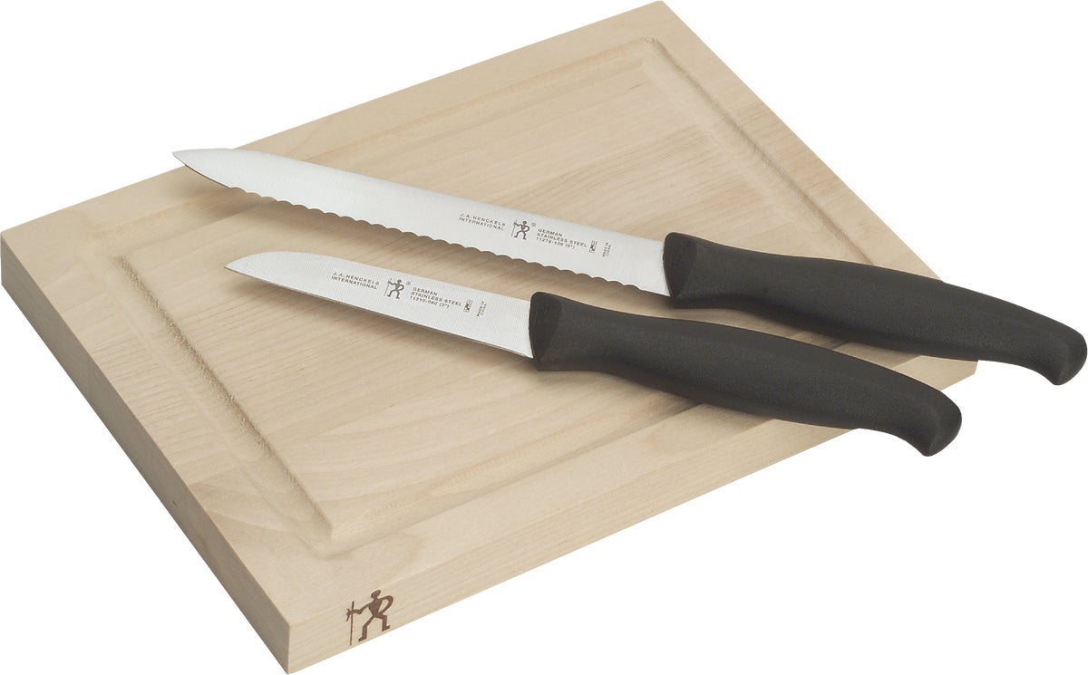 J.A. Henckels International 3-Piece Bar Knifeamp Board Set