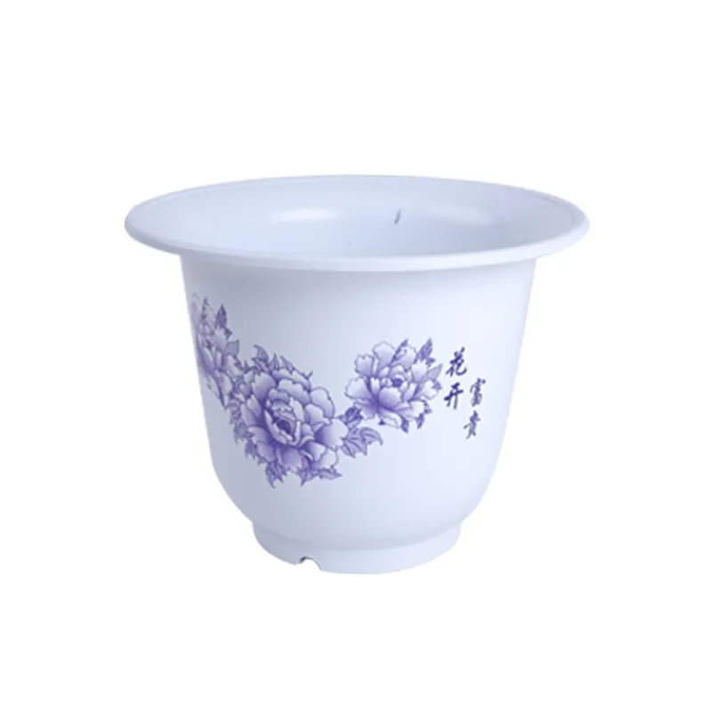 Decorative Plastic Flower Pots For Garden Supplies