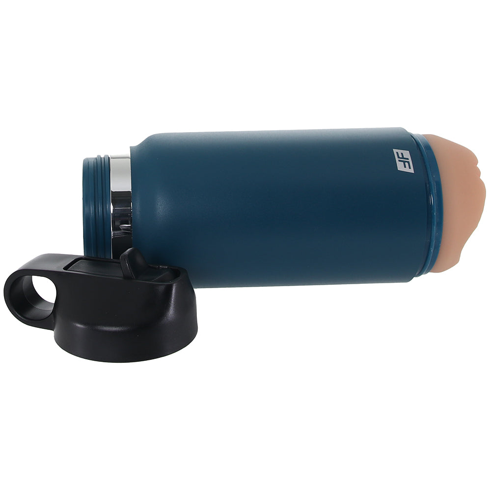 PDX Plus Blue F*ck Flask Discreet Stroker in Light