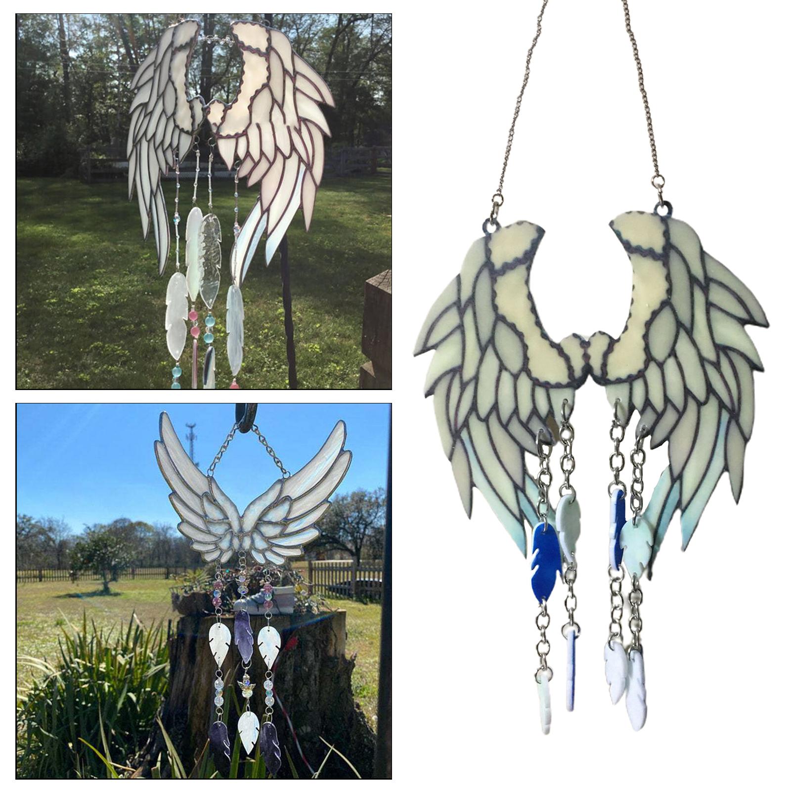 Unique Wind Chimes Outdoor Decor， Memorial Windchimes， Angel Sympathy Wind Chimes Gifts f ing B