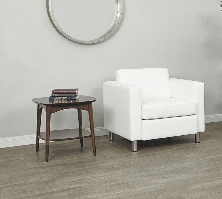 Pacific Dillon Vinyl Chair   Contemporary   Armchairs And Accent Chairs   by Office Star Products  Houzz