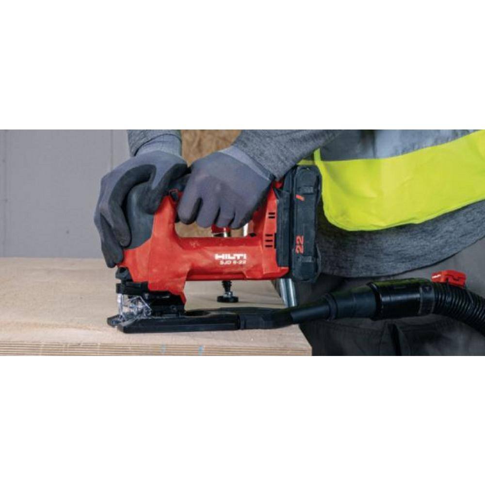 Hilti 22-Volt SJD 6 AVR NURON Lithium-Ion Cordless Brushless Orbital Jig Saw (Tool-Only) 2251188