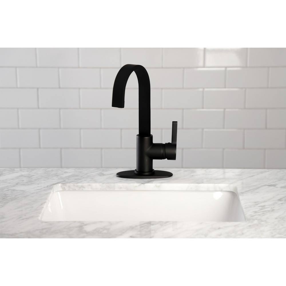 Kingston Brass Continental Single-Handle Bar Faucet in Matte Black HLS8610CTL