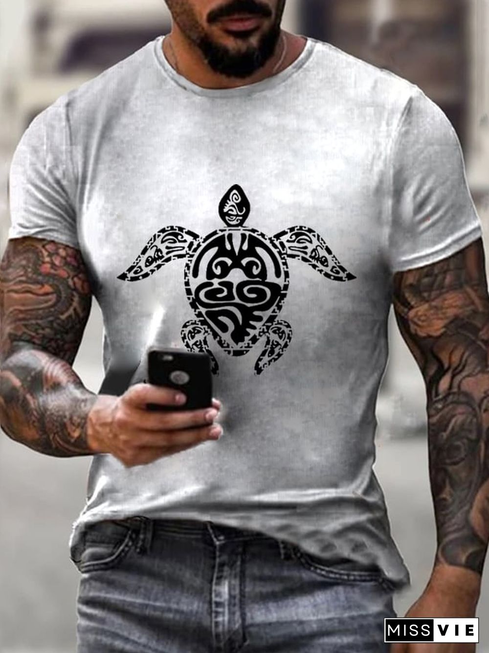 Men's Honu Turtle Casual T-Shirt