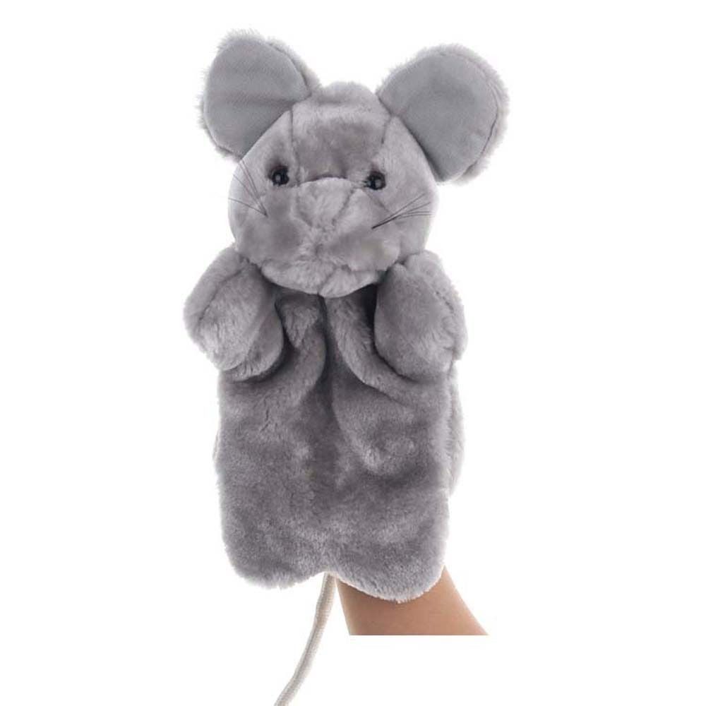 For Kids Children Adult Educational Playhouse Pillow Toys Sleeping Pillow Hand Puppet Birthday Gift Mouse Hand Puppet Mouse Puppet Hand Doll Puppet Plush Toy Animal Plush Doll GREY