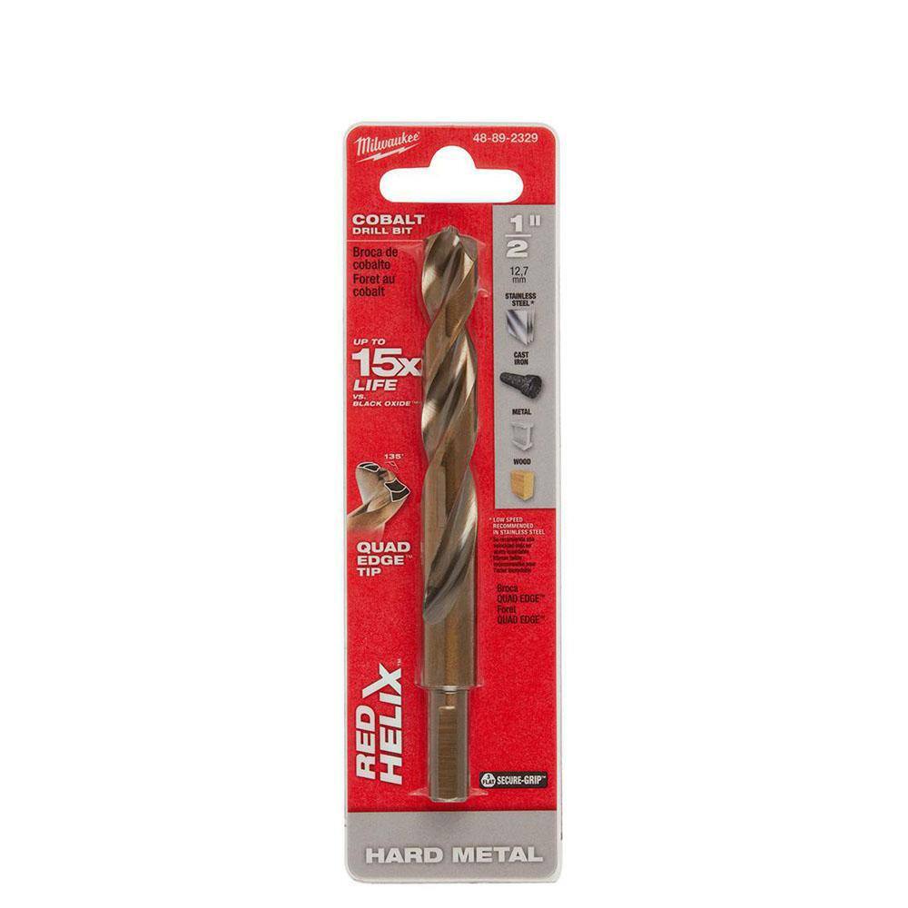 MW 12 in. Cobalt Red Helix Twist Drill Bit 48-89-2329