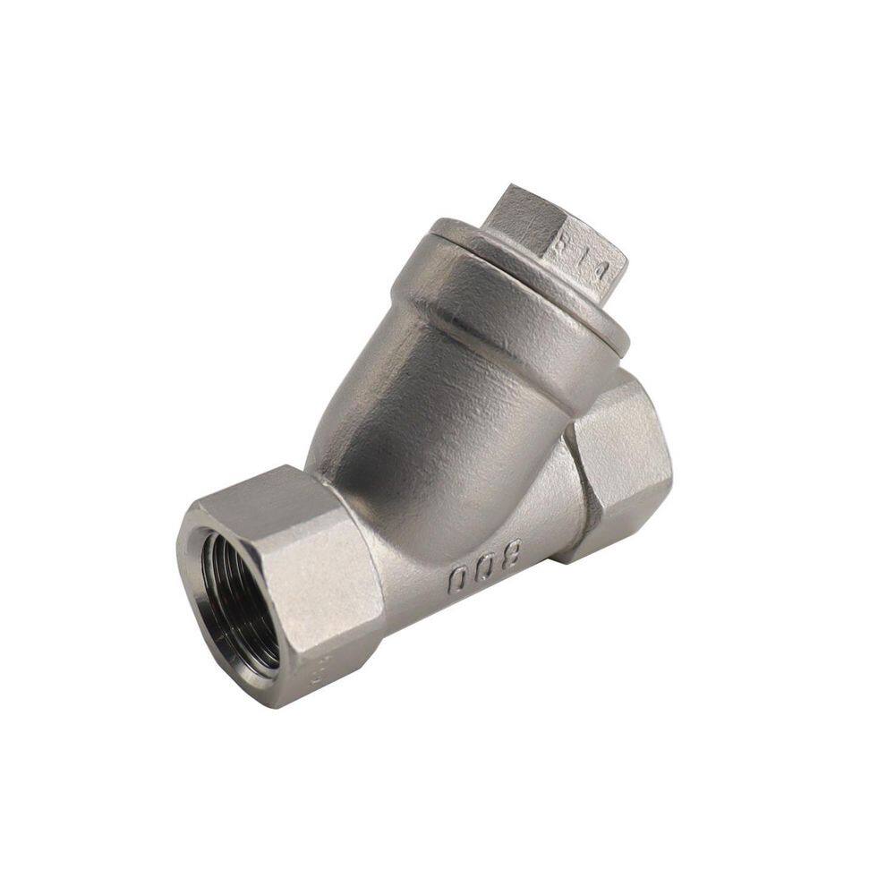 Guardian 1-14 in. 316 Stainless Steel 800 PSI Full Port Y-Check Valve 06H051N03114