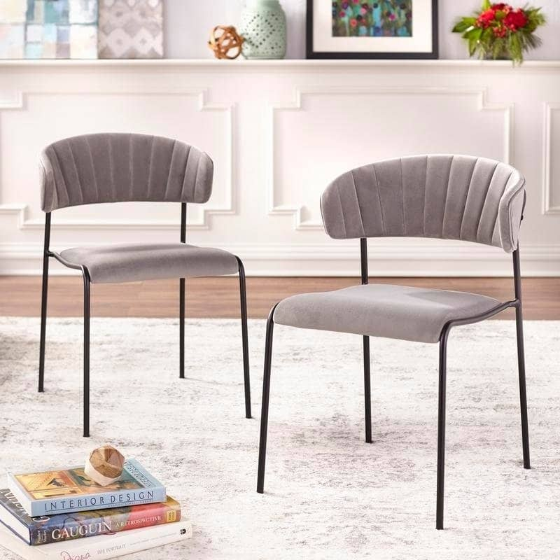 angelo:HOME Dining Chair - Kalmar - set of 2 (grey)