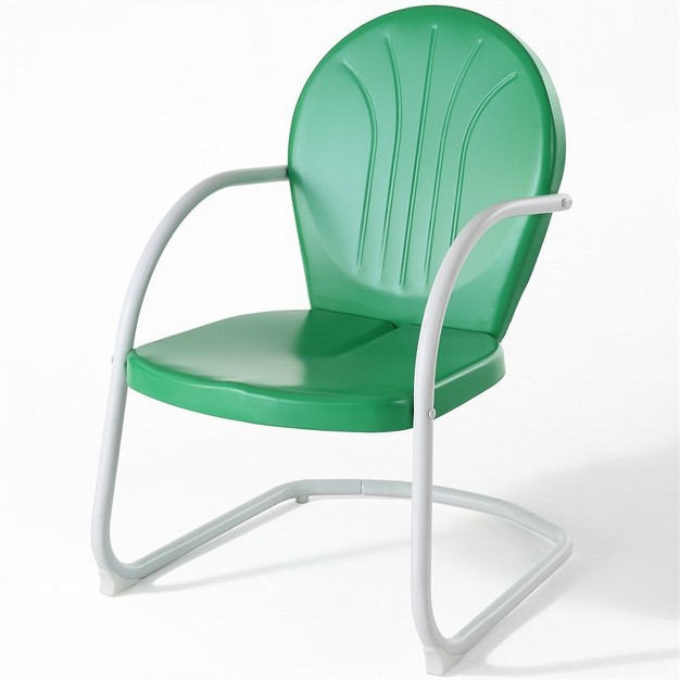 Steel Metal Chair In Grasshopper Green pemberly Row