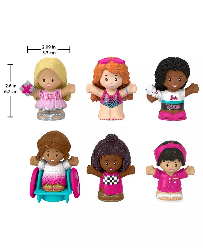 Fisher Price Barbie Figure by Little People Set