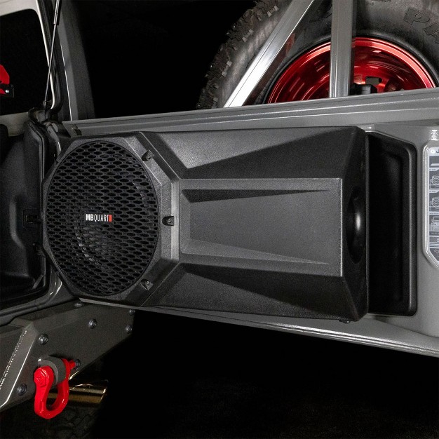 Mb Quart Mbqjl 302 Wrangler Tuned 400 Watt Tailgate Subwoofer System