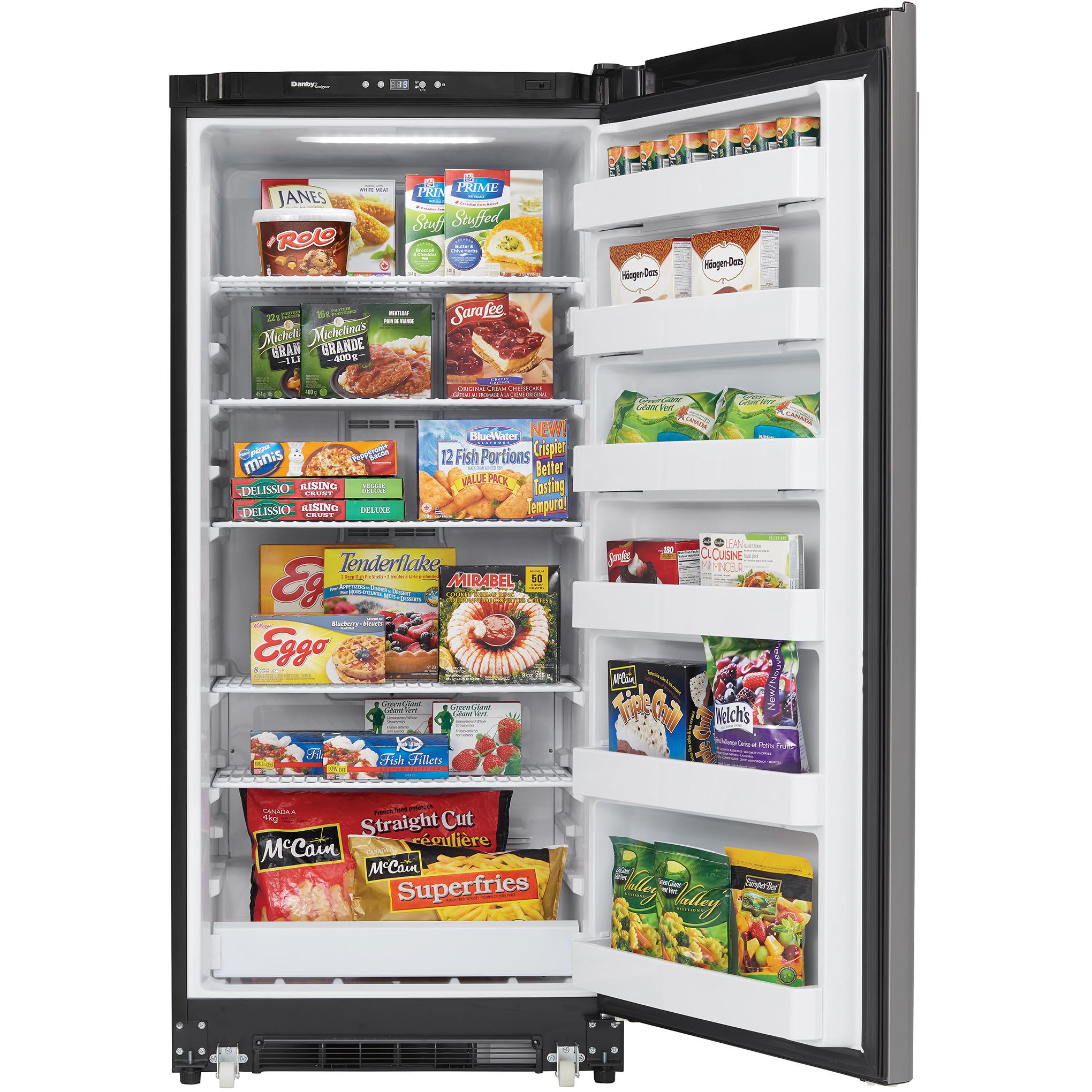 Danby 16.7 cu.ft. Upright Freezer with LED Lighting DUF167A4BSLDD