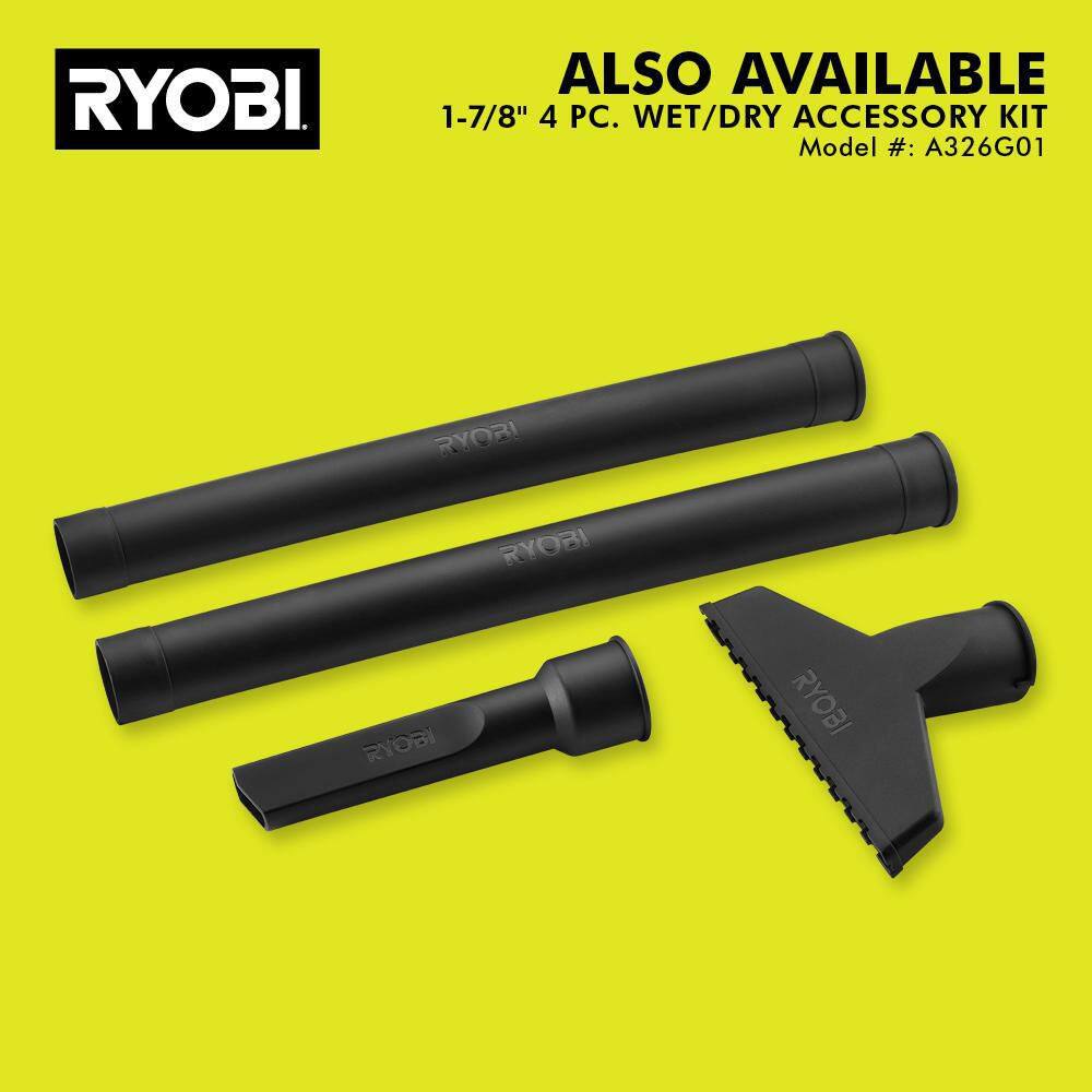 RYOBI 40V 10 Gal. Cordless WetDry Vacuum (Tool Only) with Replacement Foam Filters (2-Pack) RY40WD01B-A32WF02