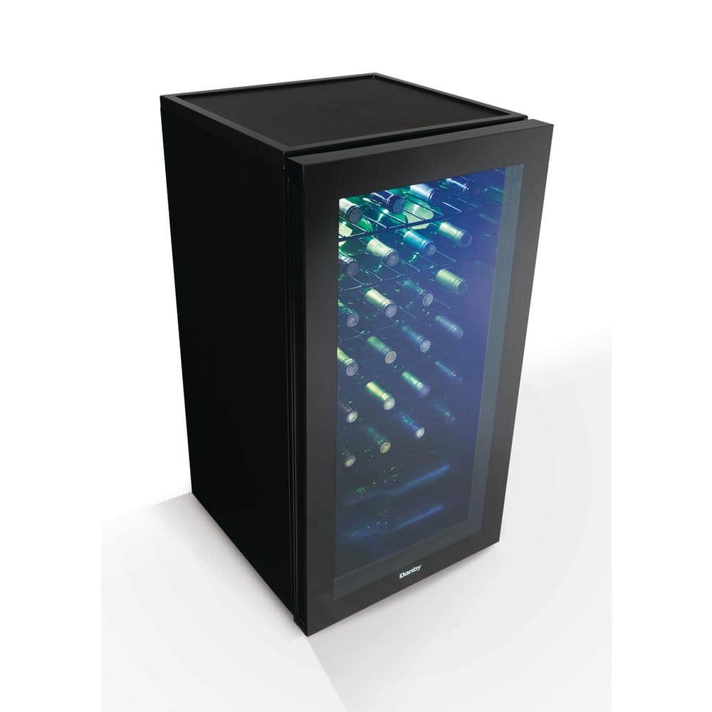 Danby Single Zone 36Bottle FreeStanding Wine Cooler in Black