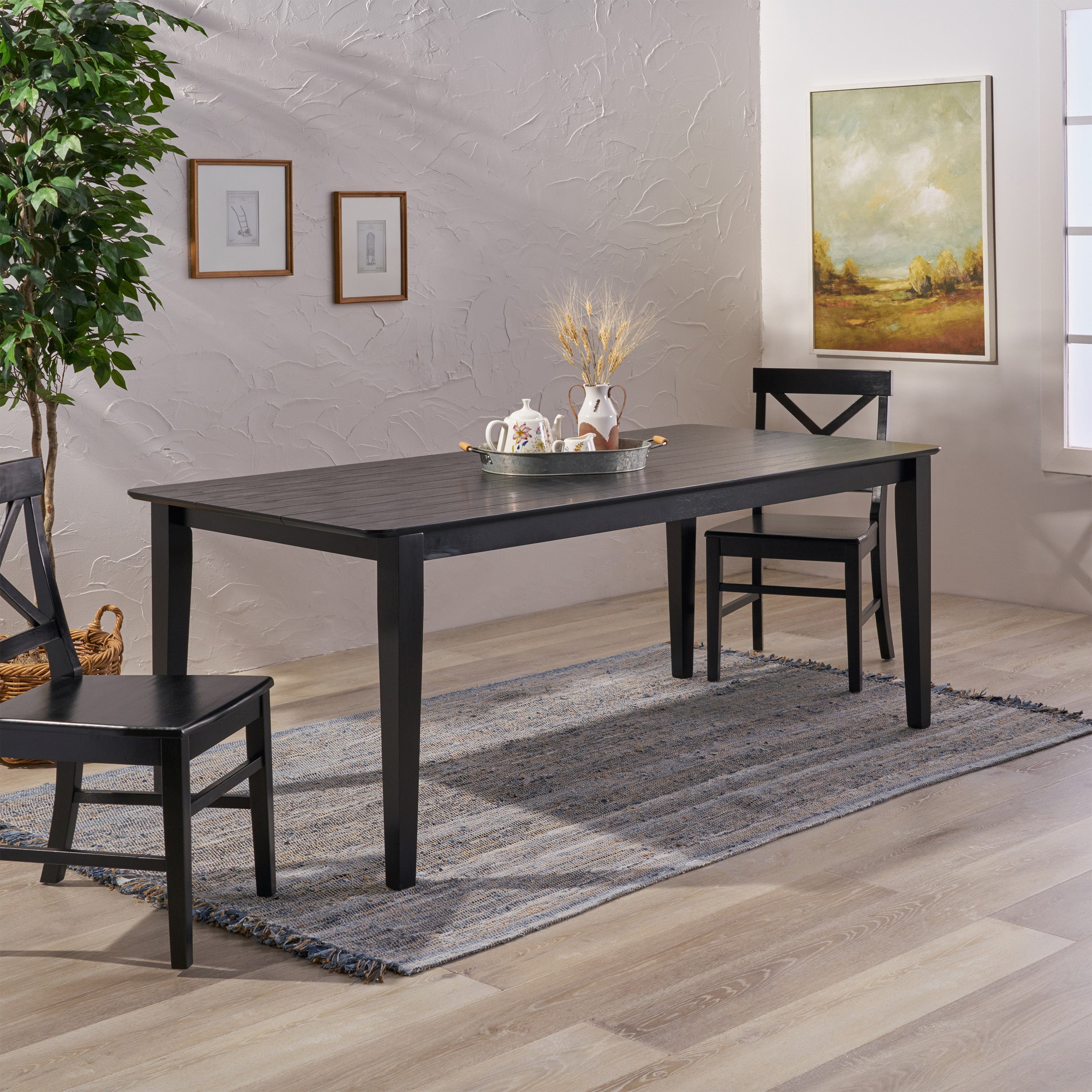 Odelia Rectangular 8 Seat Farmhouse Dining Table