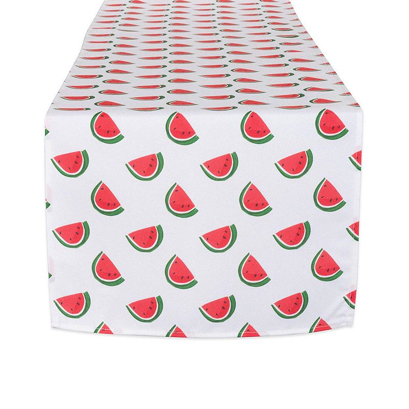 72 Outdoor Table Runner with Watermelon Printed Design