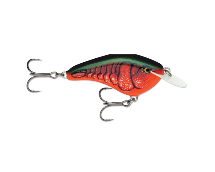 Rapala Otts Garage Series Slim Crankbait Fishing Lure， Red Crawdad - NMOGS06RCW