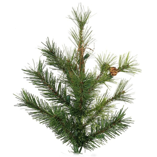 Vickerman 9' Mixed Country Pine Slim Artificial Christmas Tree，Unlit