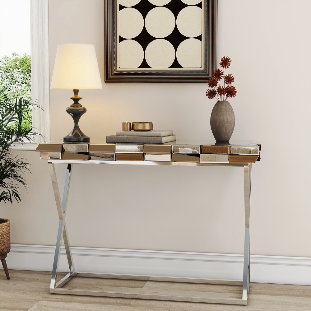 43 inch Contemporary Console Table Sofa Table