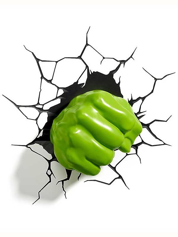 Marvel Hulk Fist 3D LED Wall Light