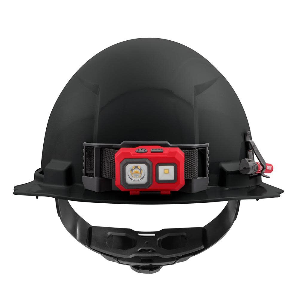 Milwaukee Black Full Brim Hard Hat with 4pt Ratcheting Suspension Type 1 Class E 48-73-1111 from Milwaukee