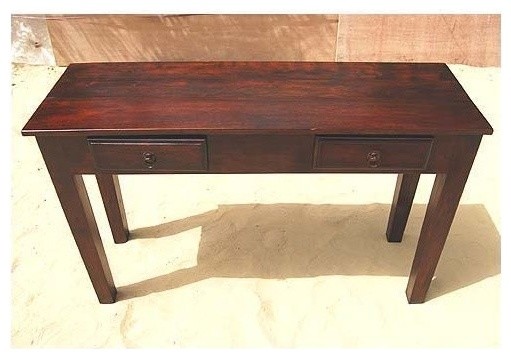 Wood Storage Drawers Console Hall Entry Way Foyer Table   Transitional   Console Tables   by Sierra Living Concepts Inc  Houzz