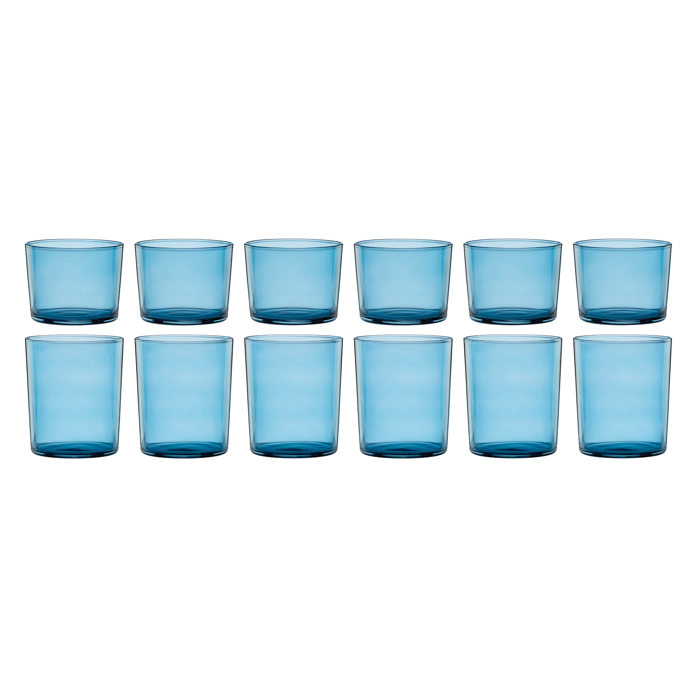 Stackables Blue Drinkware, Set of 12