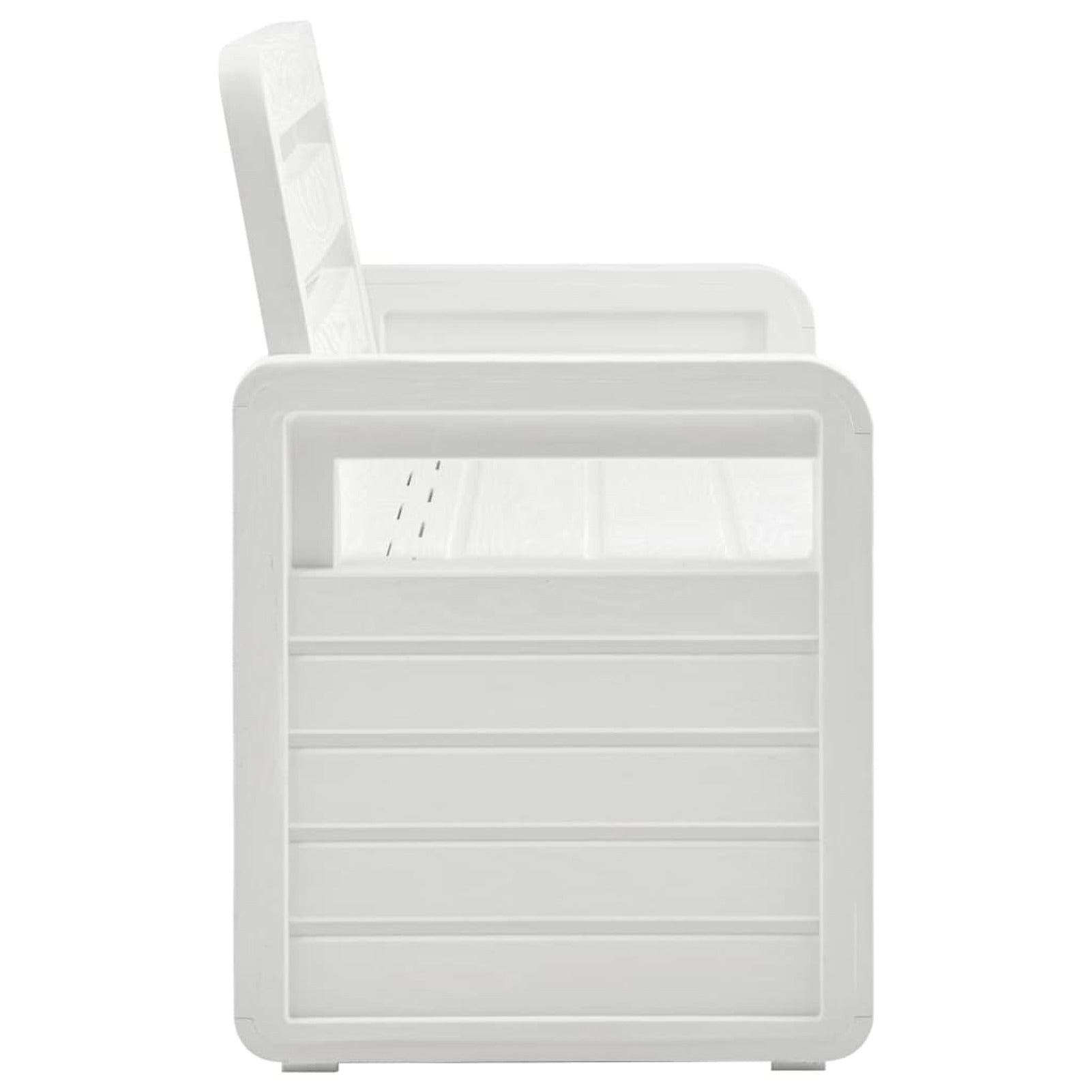 Garden Storage Bench 52.2" White