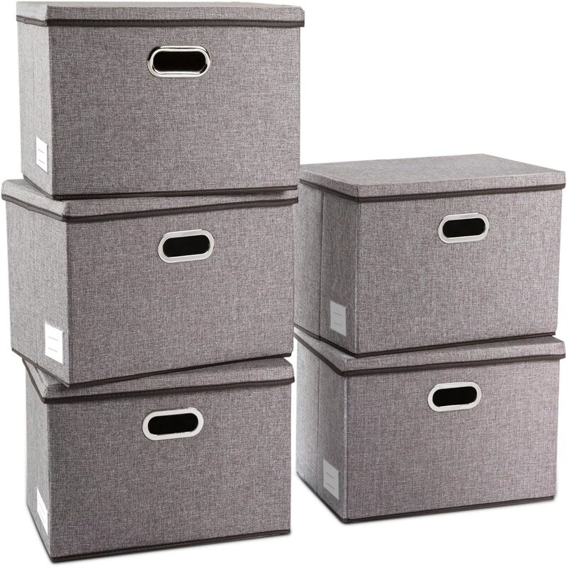 Large Collapsible Storage Containers 5 Pack