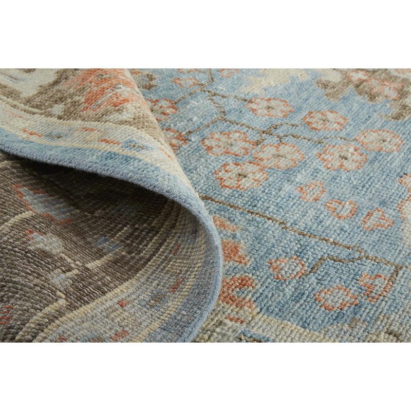 Weave and Wander Bennet Luxury Ornamental Floral Wool Rug