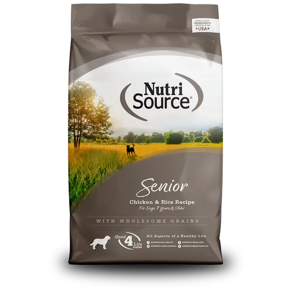 NutriSource 5 lb Senior Chicken and Rice Dog Food