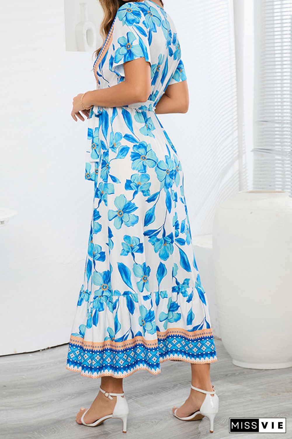 Bohemia Style Floral Maxi Dress