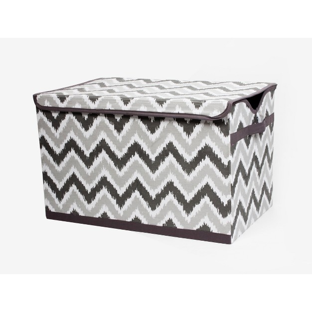 Bacati Mixnmatch Gray Storage Toy Chest