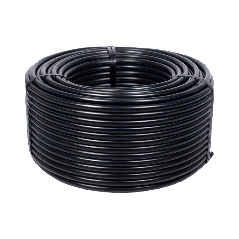 China Shandong Professional Manufacturing Wholesale 4 Inch Black Plastic Water Hose Pipe Roll