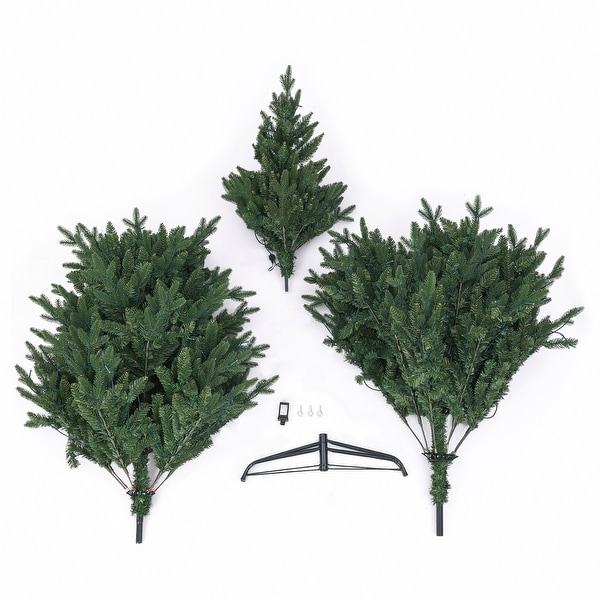 7Ft PreLit LED Artificial Full Fir Green Christmas Tree