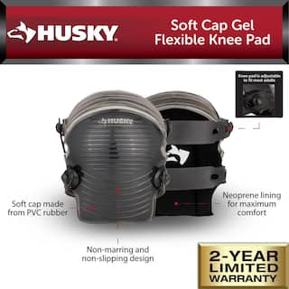 Husky Soft Cap Gel Flexible Knee Pad (1-pair) HD11990