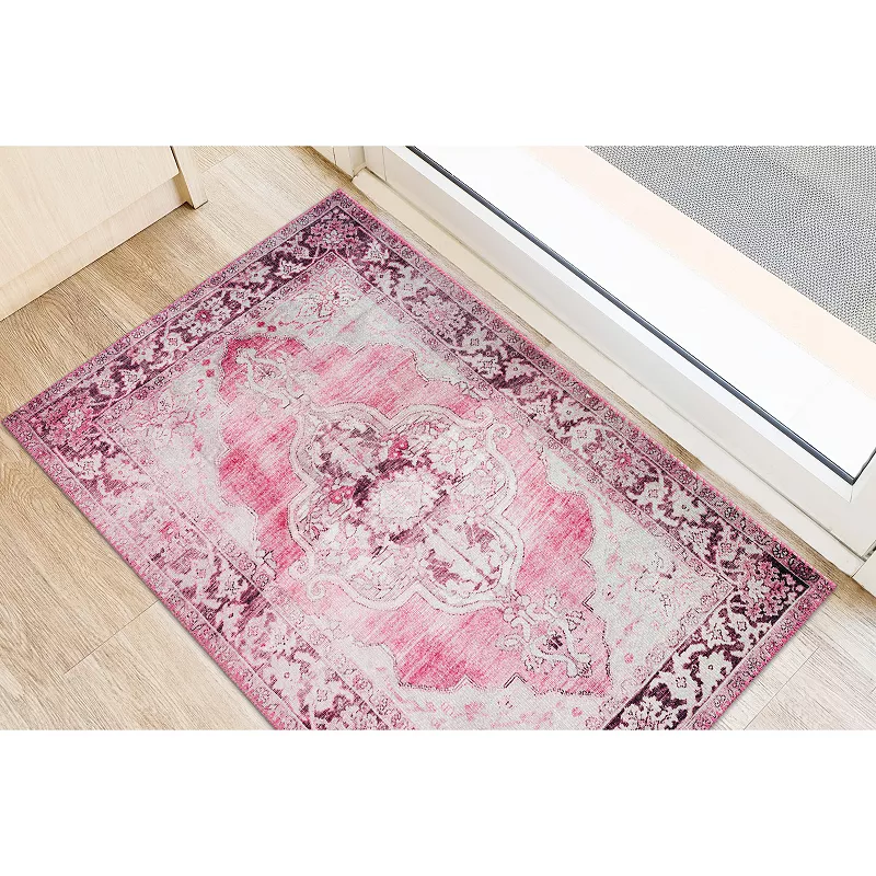 Addison Kensington Sky Persian Non-skid Area Rug