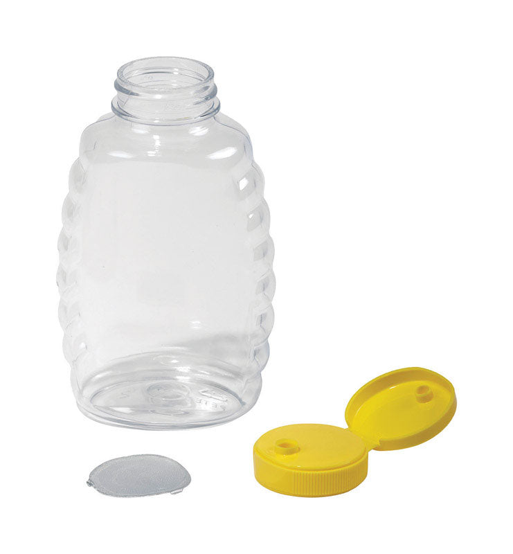 PLASTIC JAR 16OZ