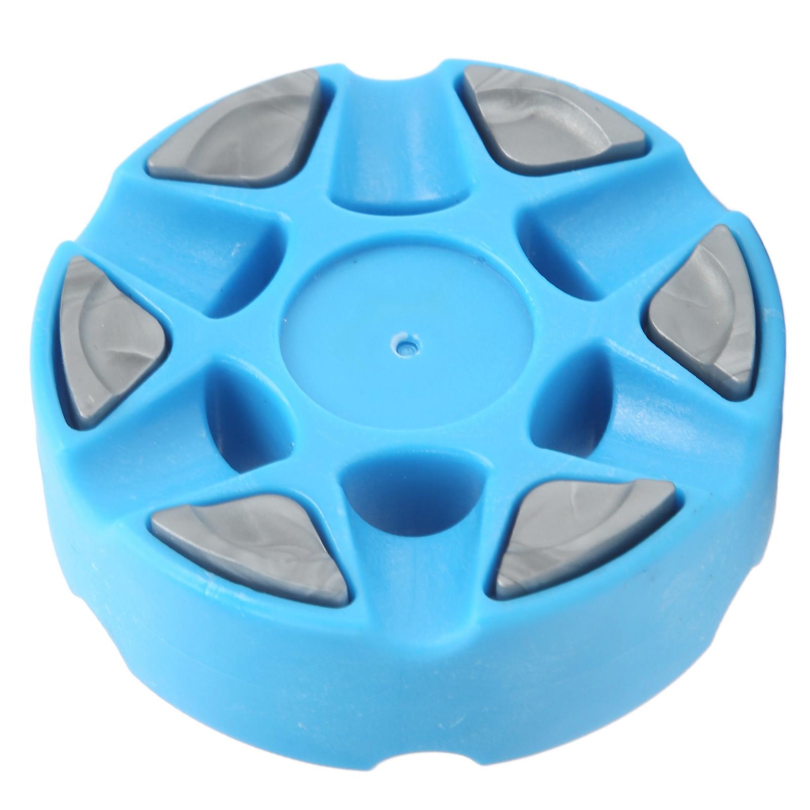 Hockey Puck Dense Texture Glossy Flat Easy Sliding Plastic Roller Hockey Puck For Daily Skating Traininglight Blue